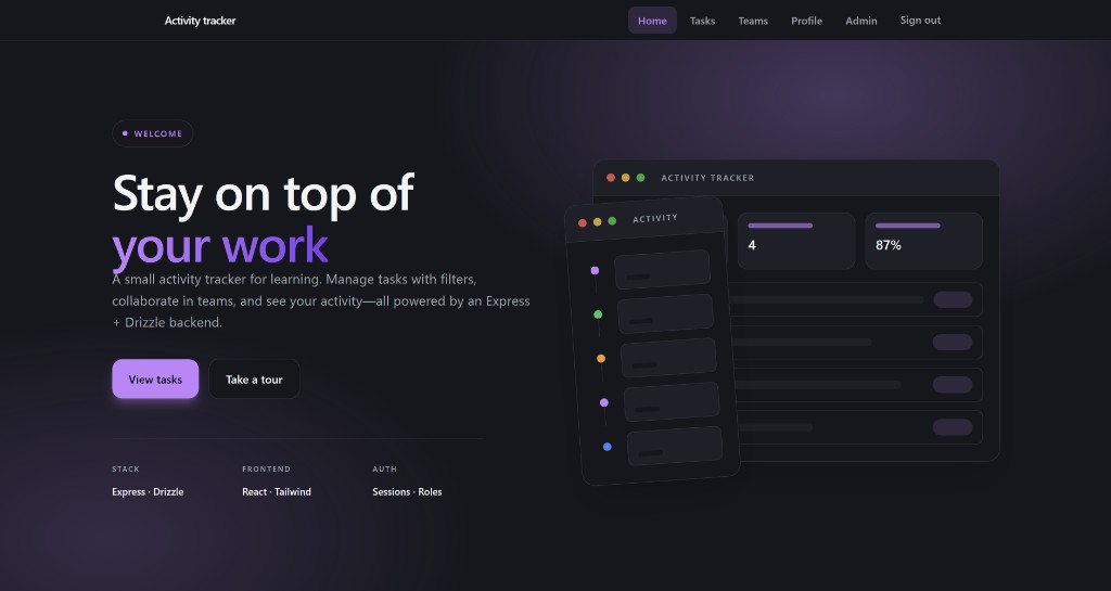 Activity Tracker